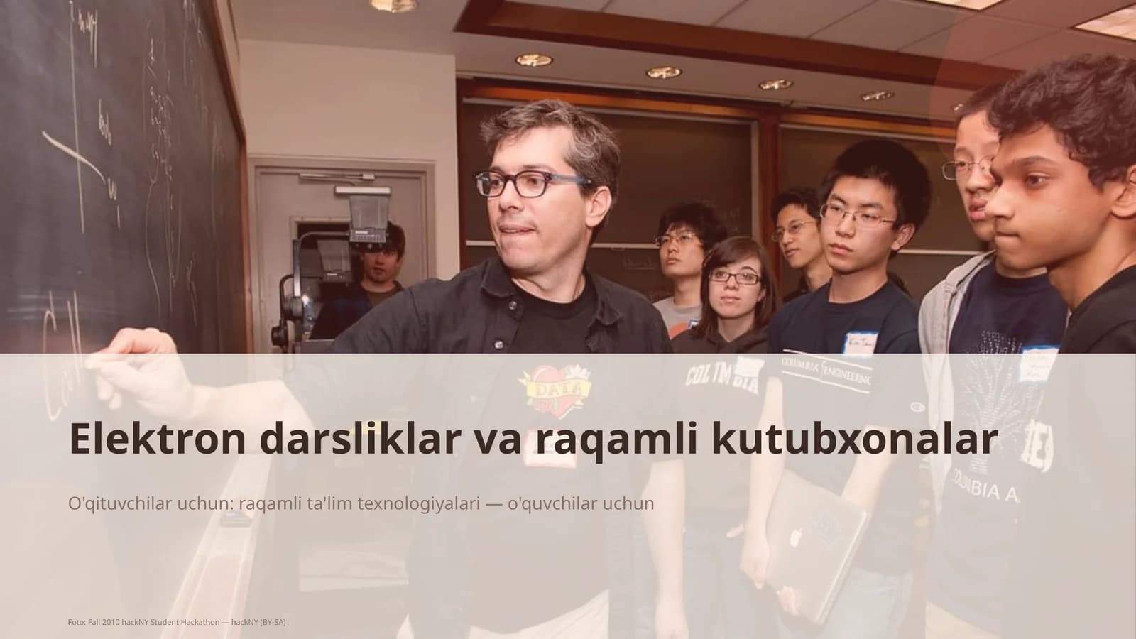 Elektron darsliklar va raqamli kutubxonalar