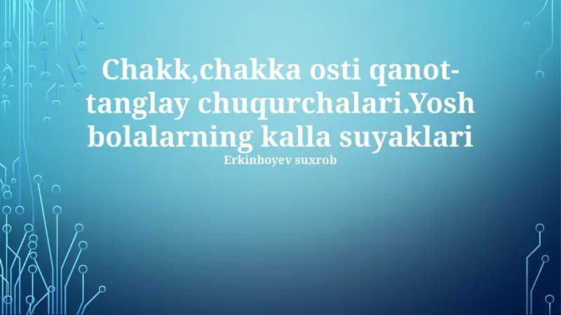Chakka suyaklari