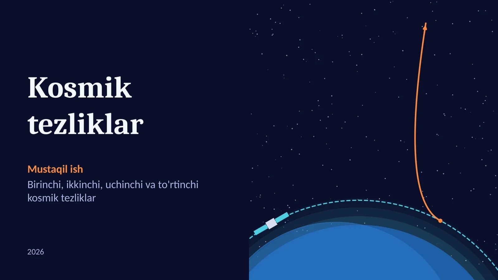 Kosmik tezliklar