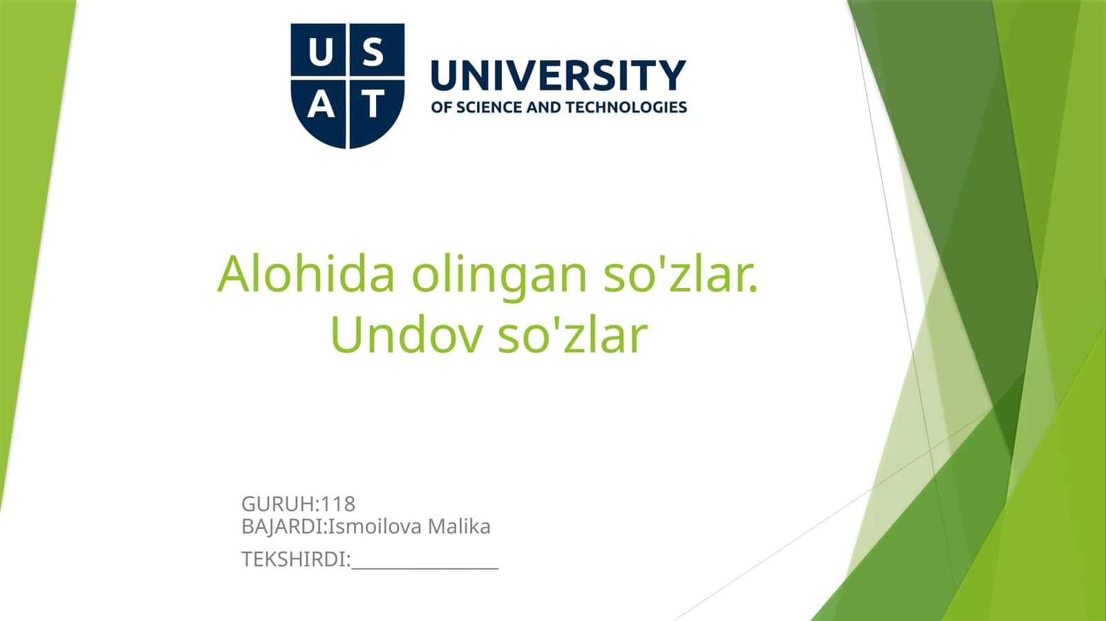 Undovso'zlar