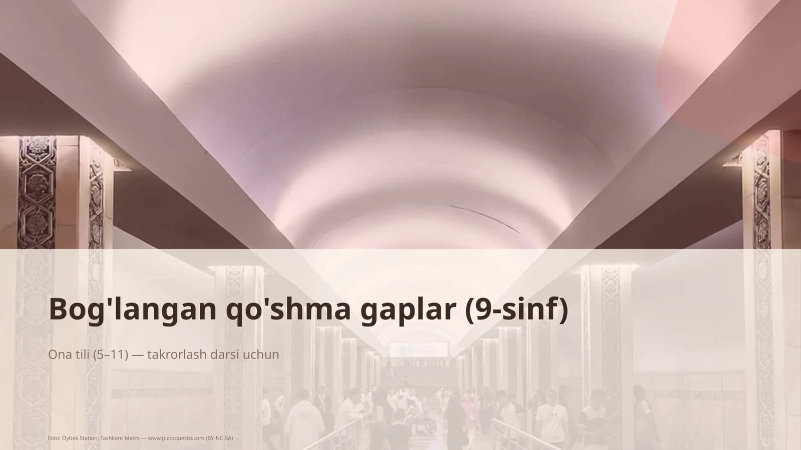 Bog'langan qo'shma gaplar (9-sinf)