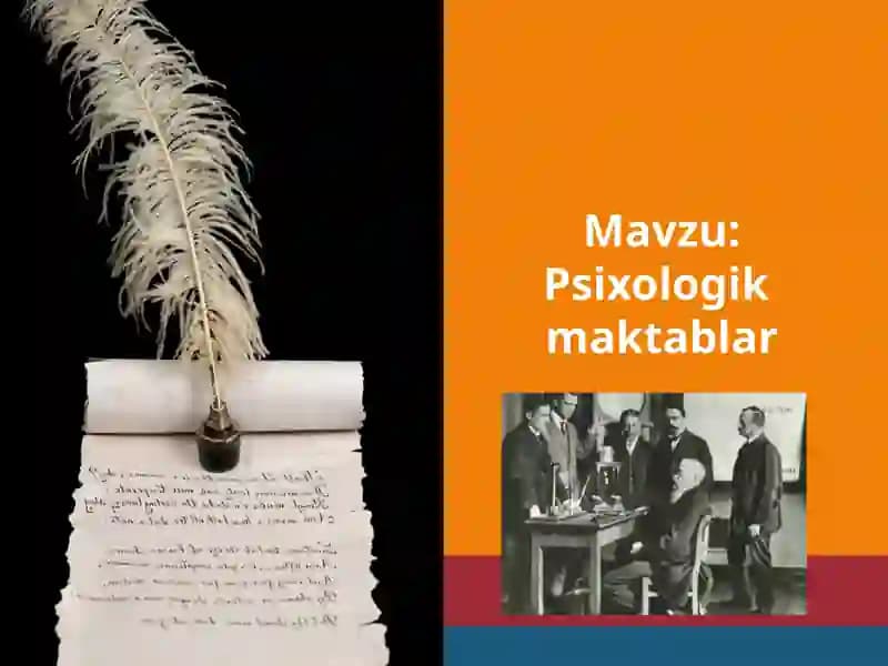 Psixologik  maktablar