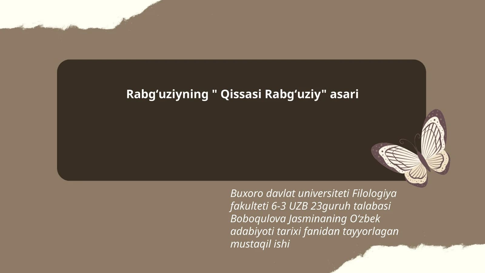 Qissasi Rabgʻuziy