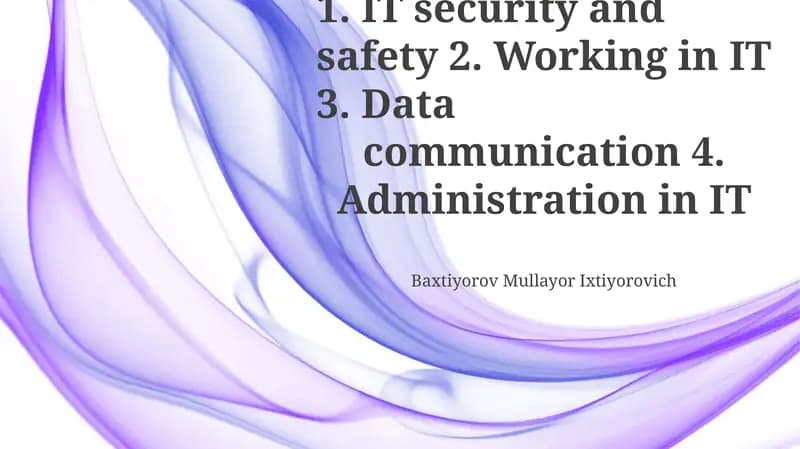 Data Communication Fundamentals