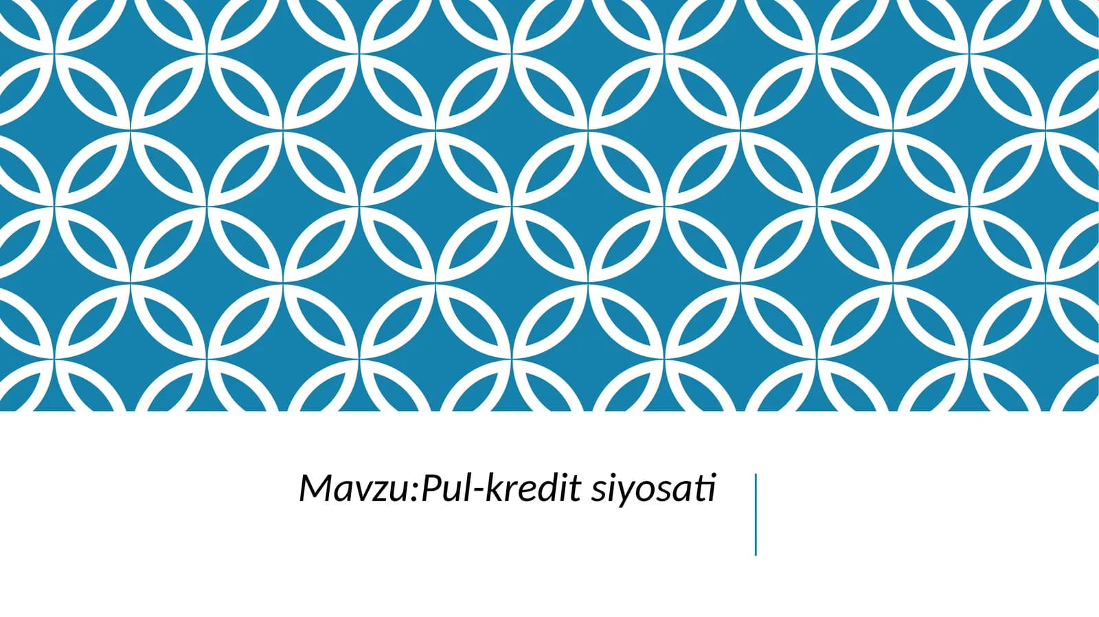 Pul-kredit siyosati