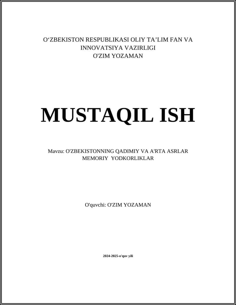 Afrosiyob shahri yodgorliklari
