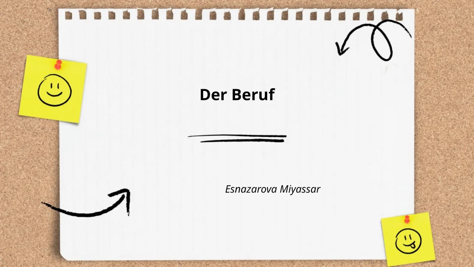 Der Beruf