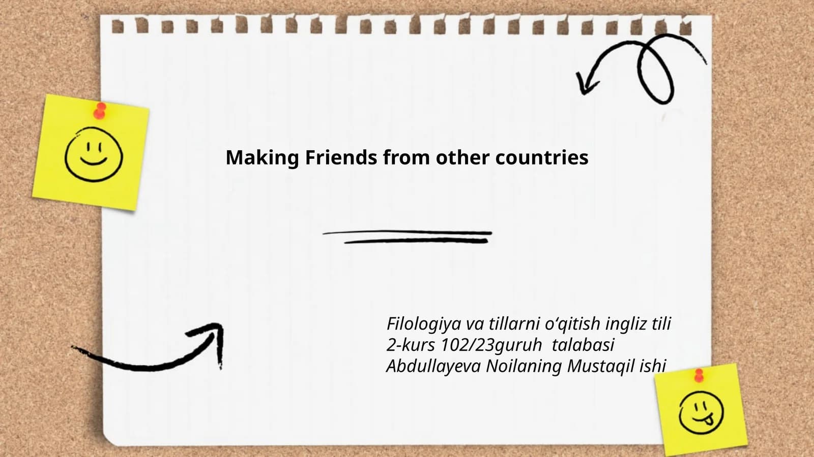 Making Friends from other countries