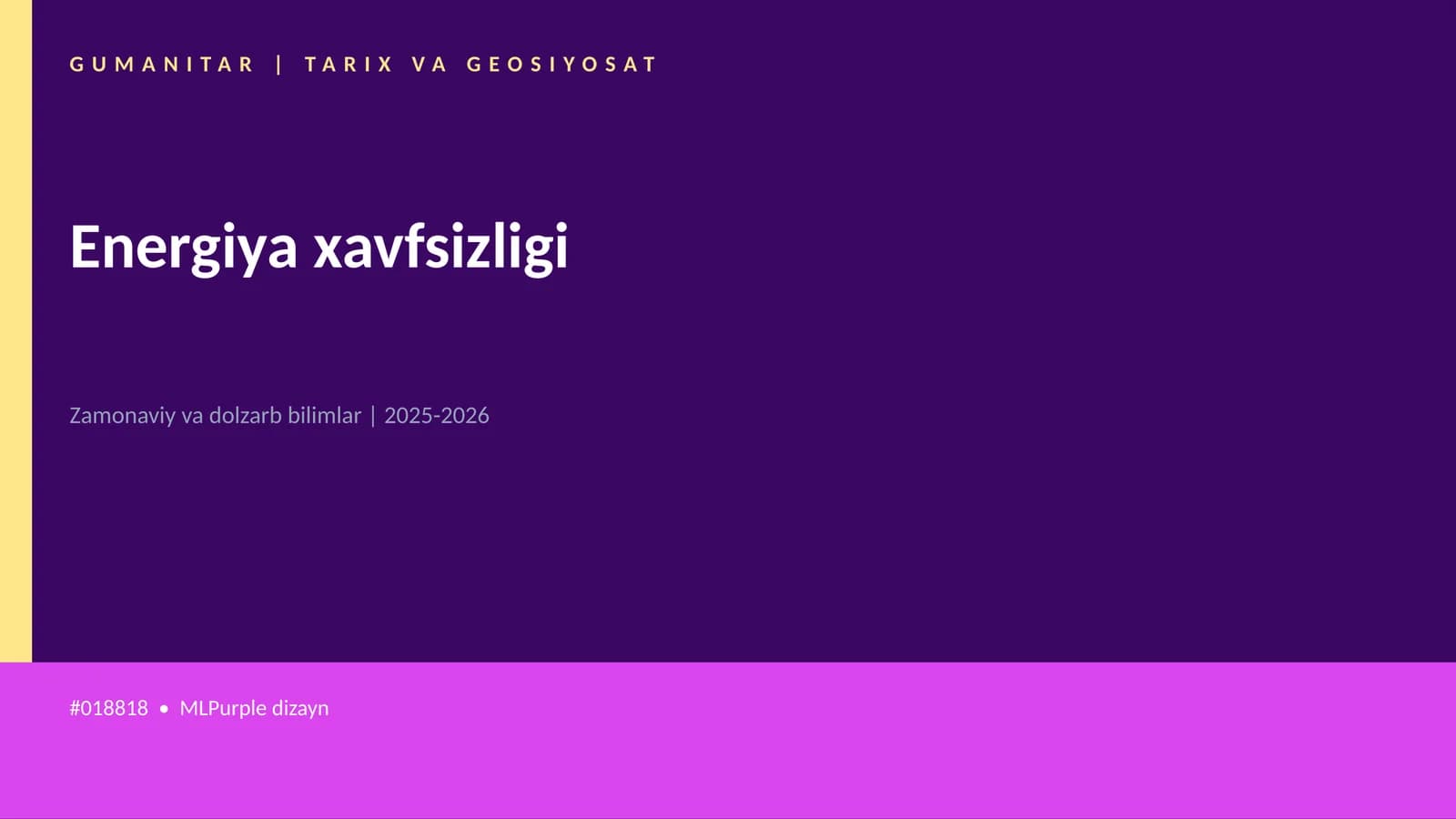 Energiya xavfsizligi