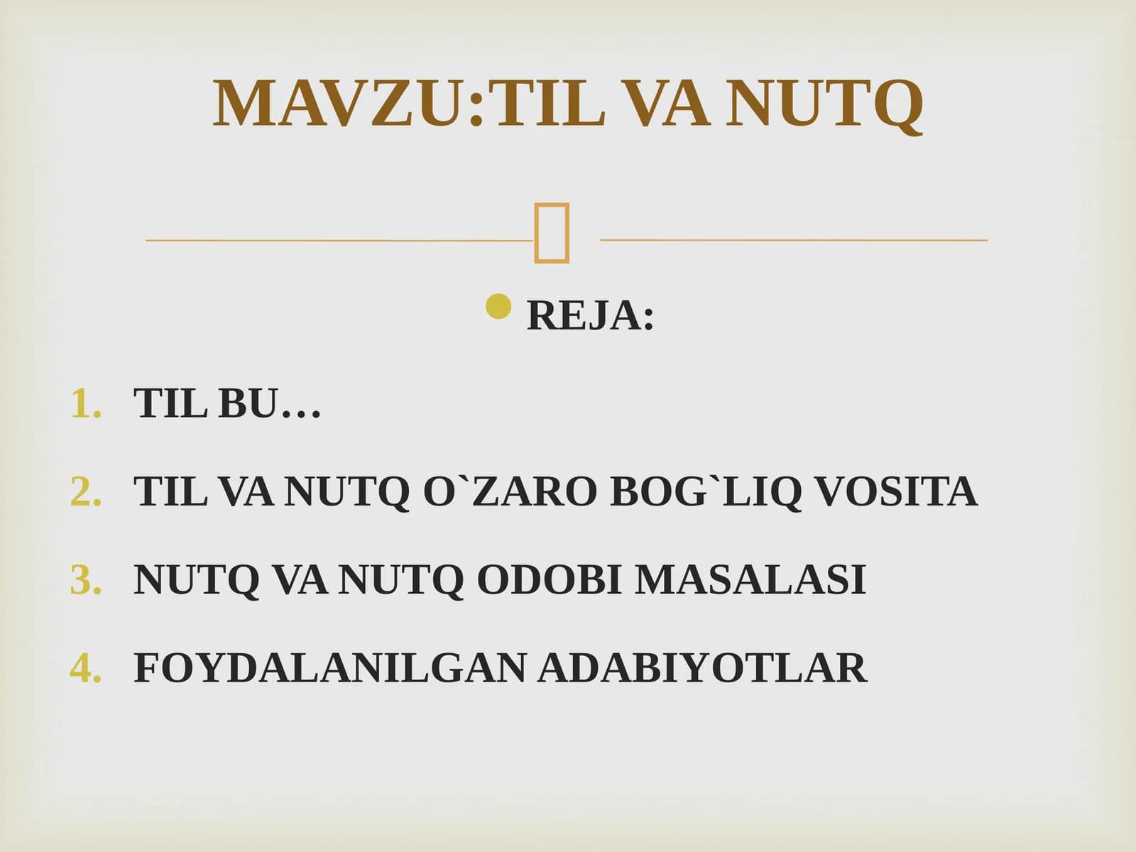 TIL VA NUTQ