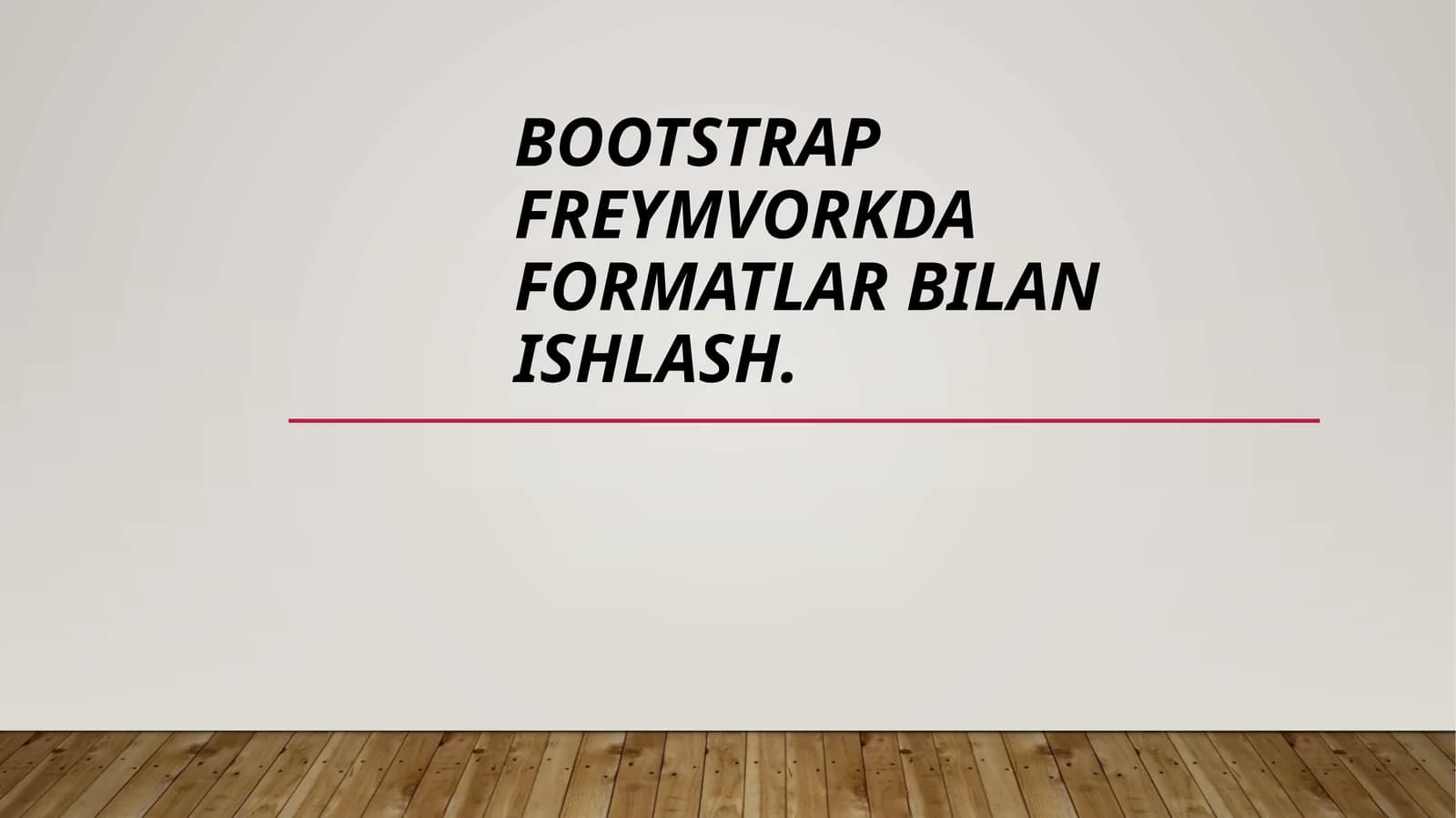 ppt bootstrap