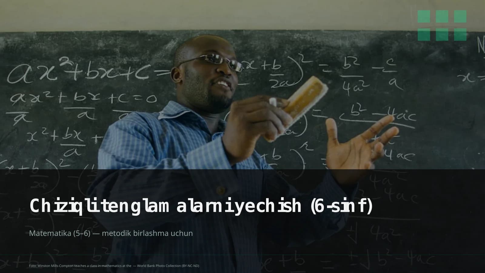 Chiziqli tenglamalarni yechish (6-sinf)