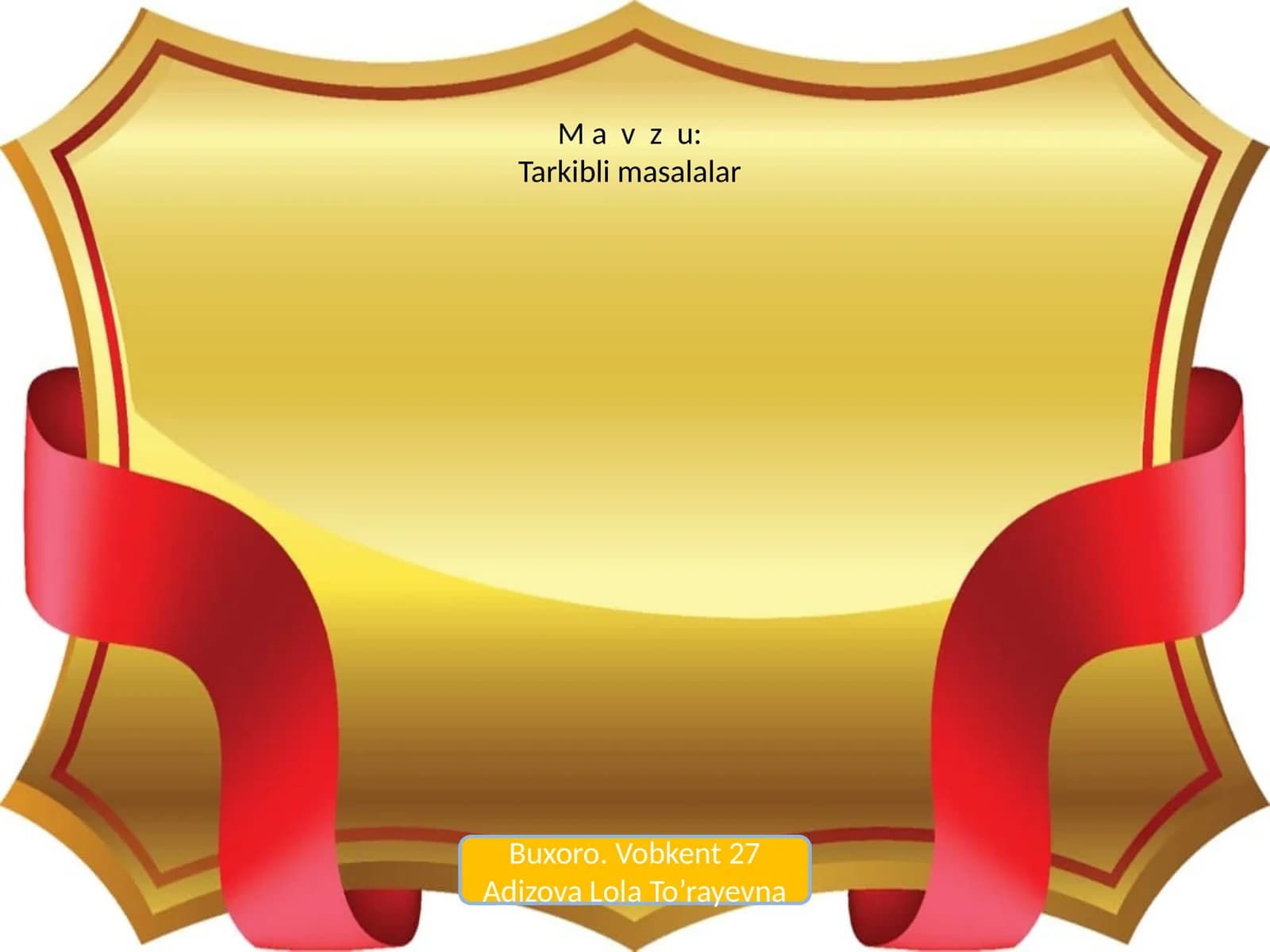 Tarkibli masalalar