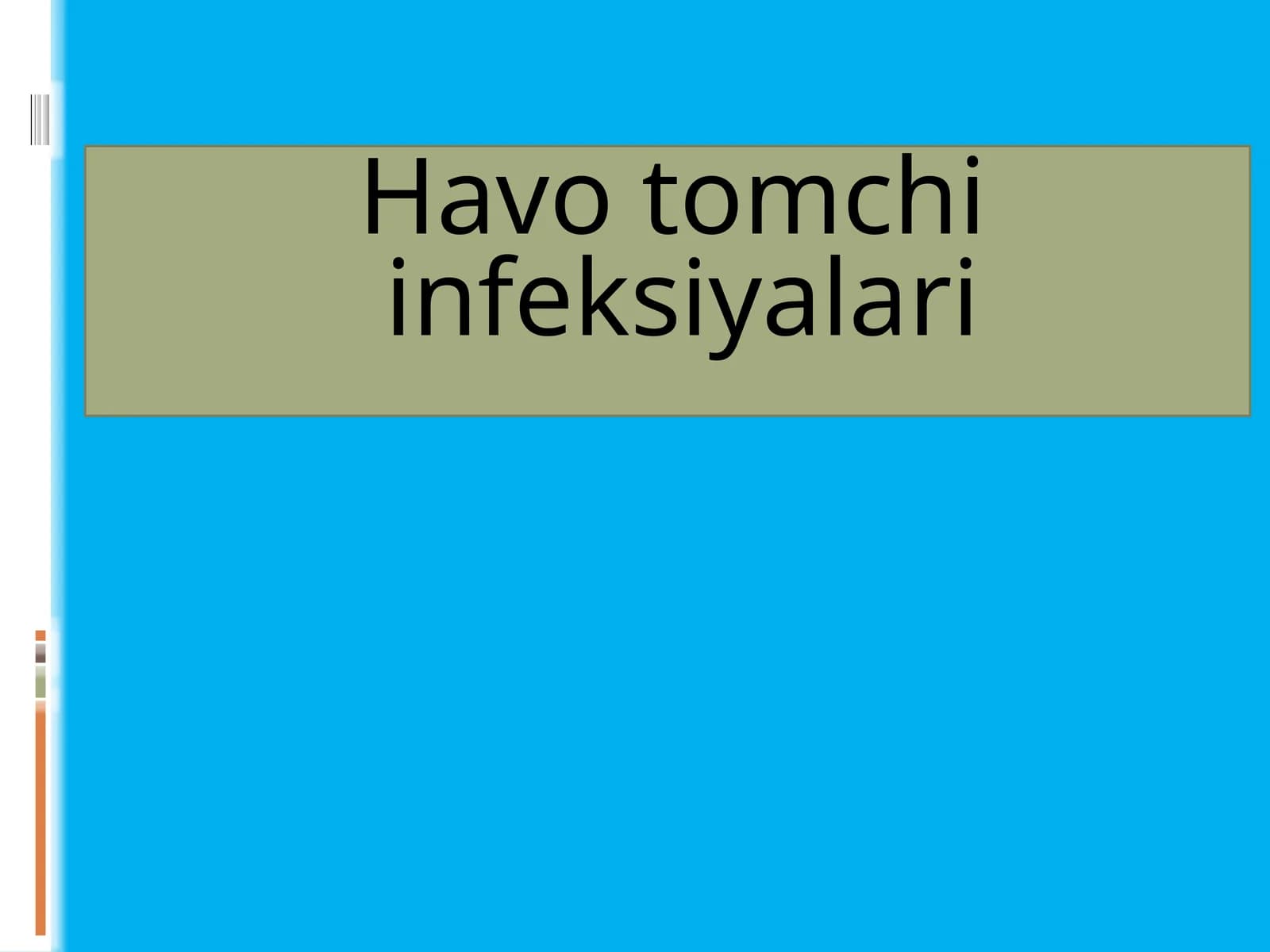 Havo tomchi infeksiyalari