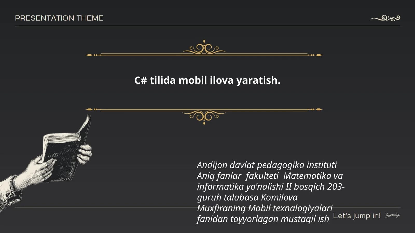 Mobil ilova yaratish