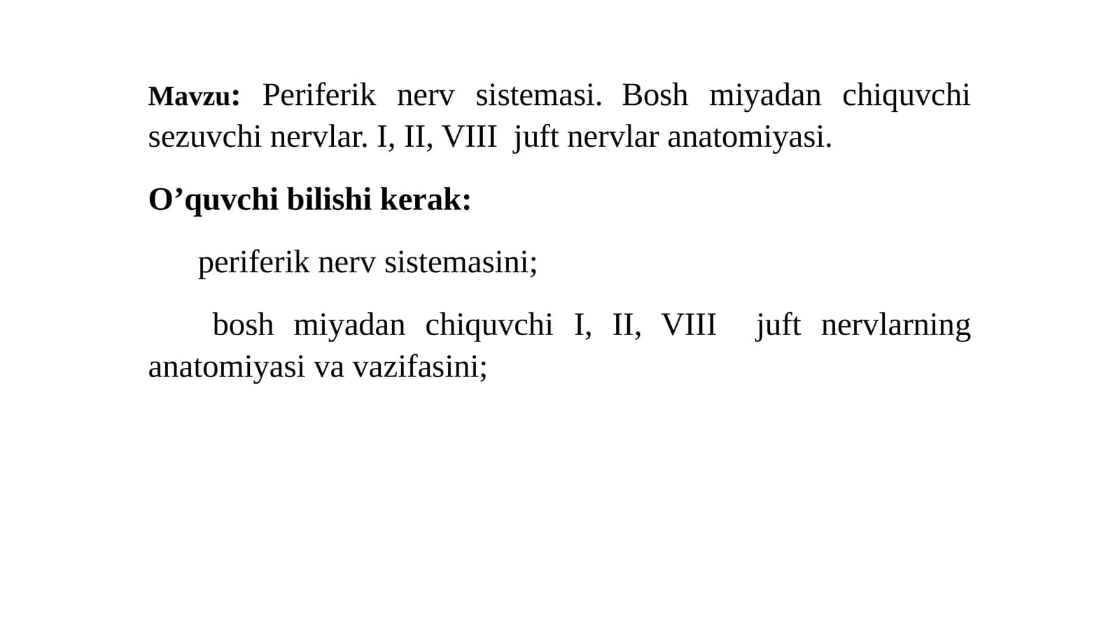 Periferik nerv sistemasi