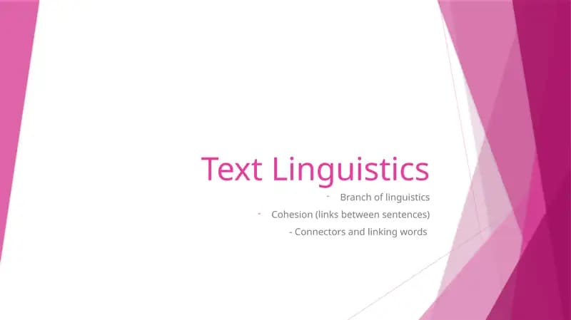 Matnlingvistikasi (Text Linguistics)