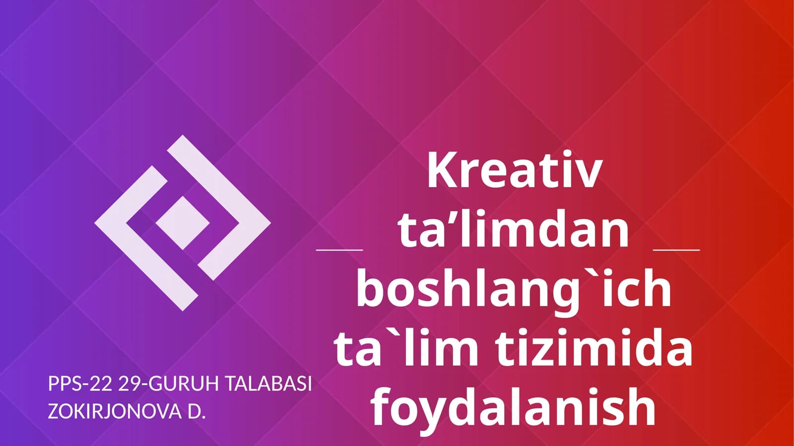 Kriatevlik darajasini aniqlash
