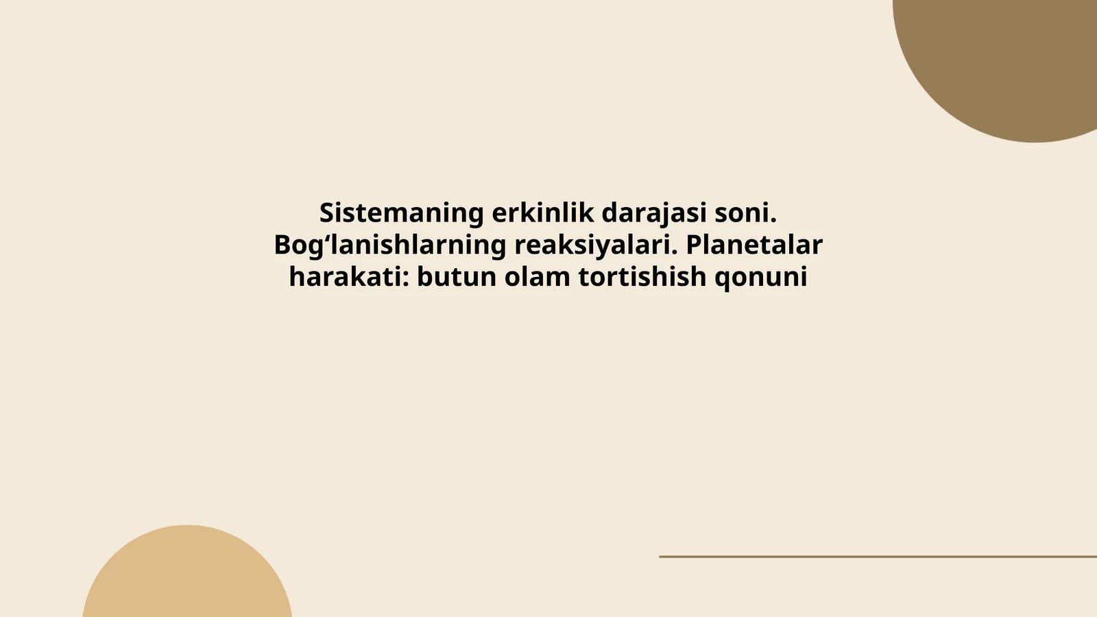 Dinamika asoslari