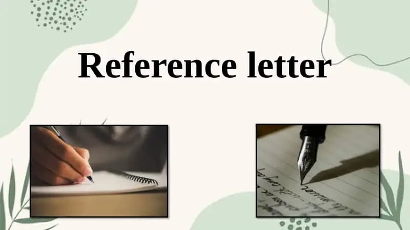 Reference letter