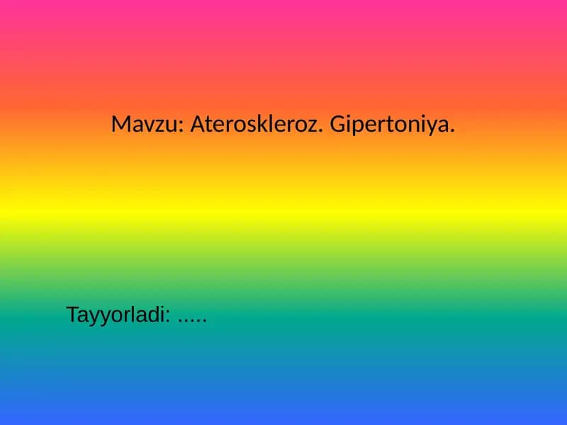 ATEROSKLEROZ