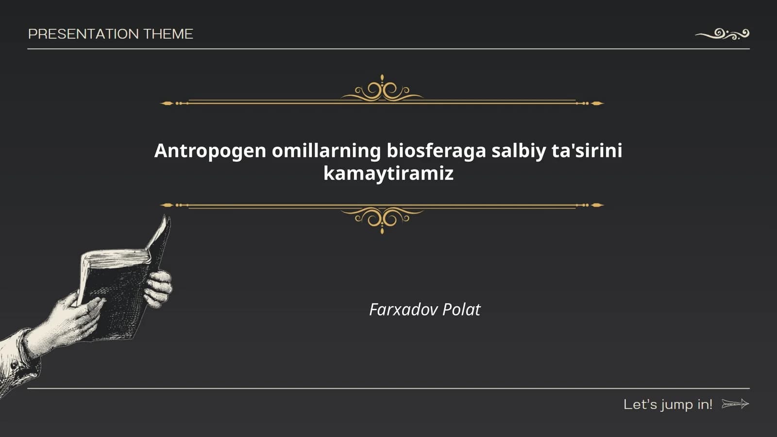 Barqaror energetika manbalarini rivojlantirish