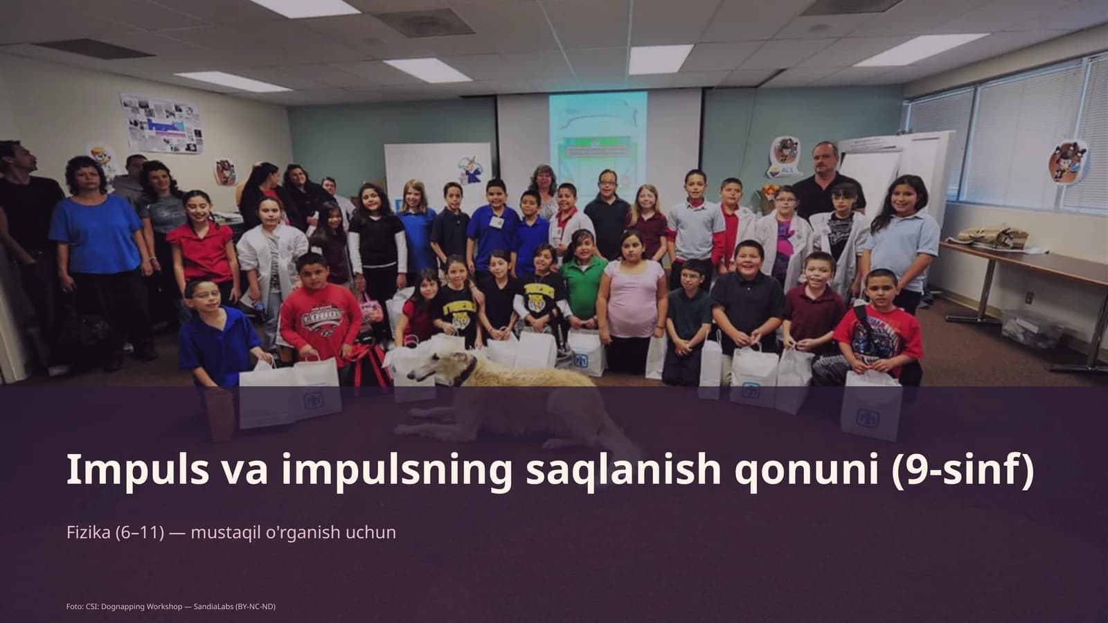 Impuls va impulsning saqlanish qonuni (9-sinf)