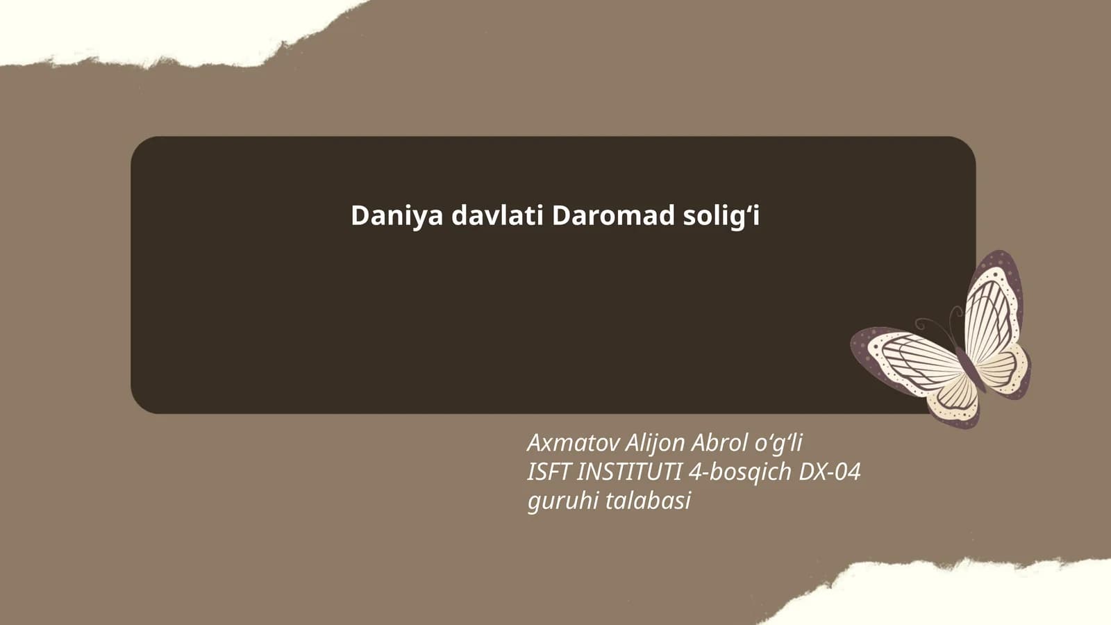 Daromad soligʻi tizimi