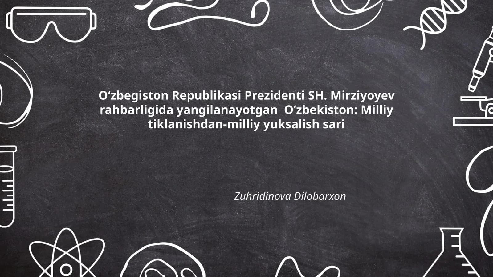 O‘zbekistonning Milliy Tiklanish Jarayoni