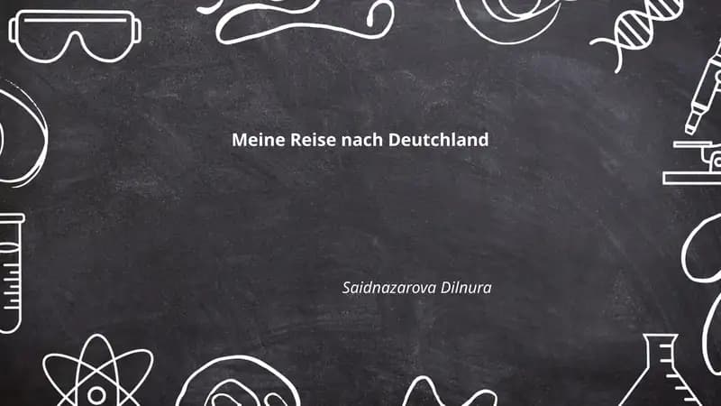 Meine Reise nach Deutchland