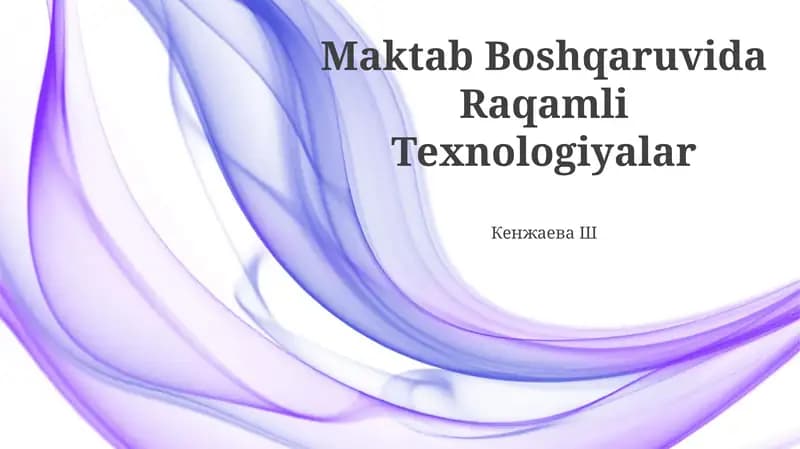 Raqamli ta'lim platformalari