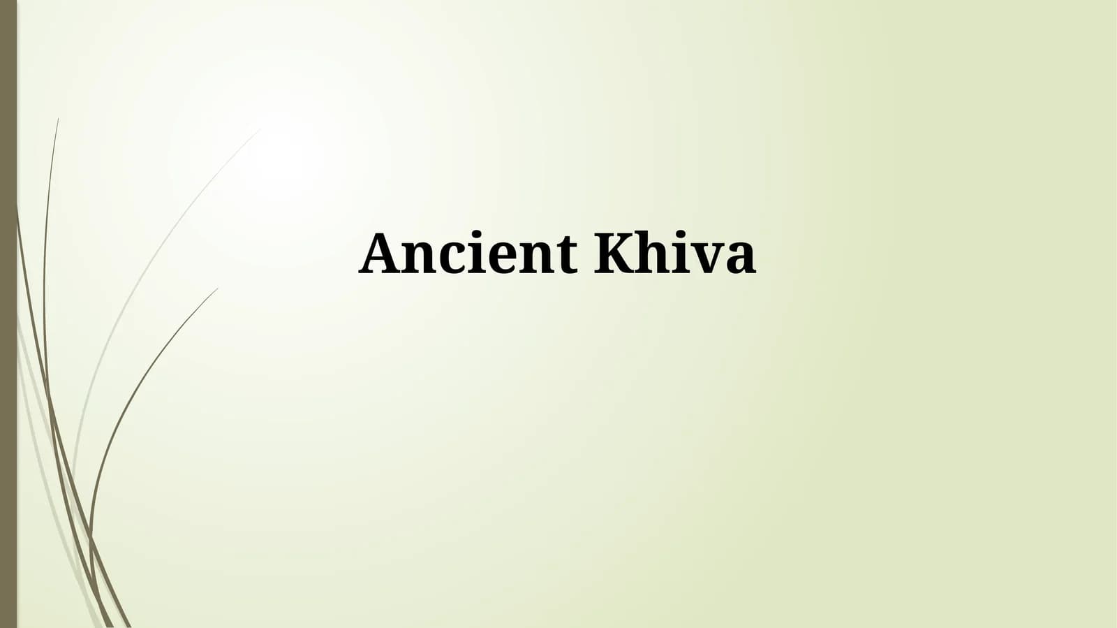 Ancient Khiva