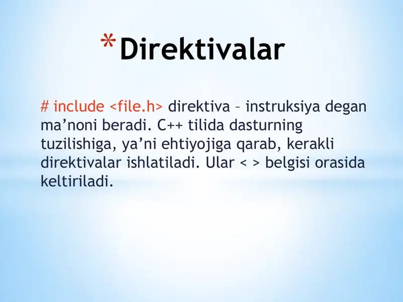 Direktivalar