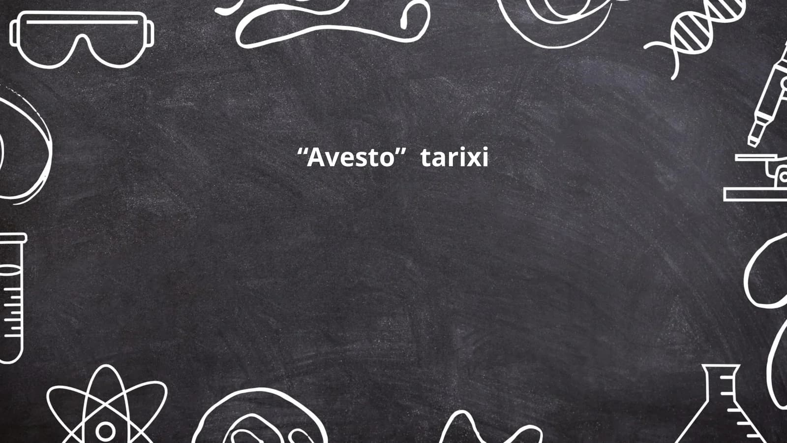Avesto tarixi