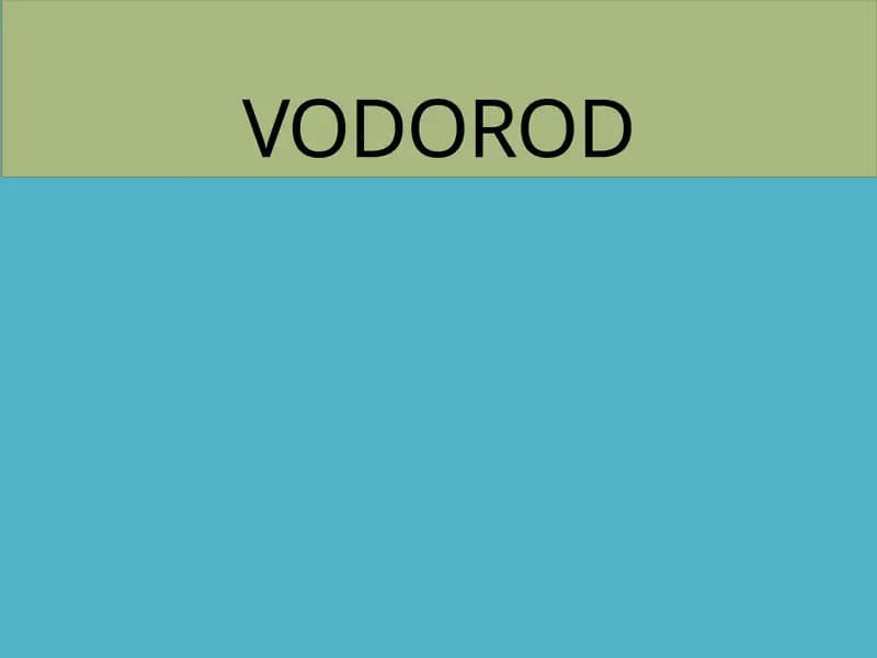 vodorod