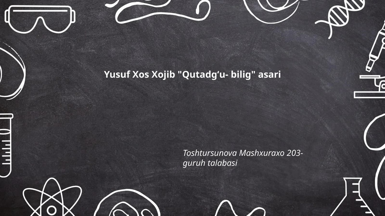 Qutadgʻu- bilig