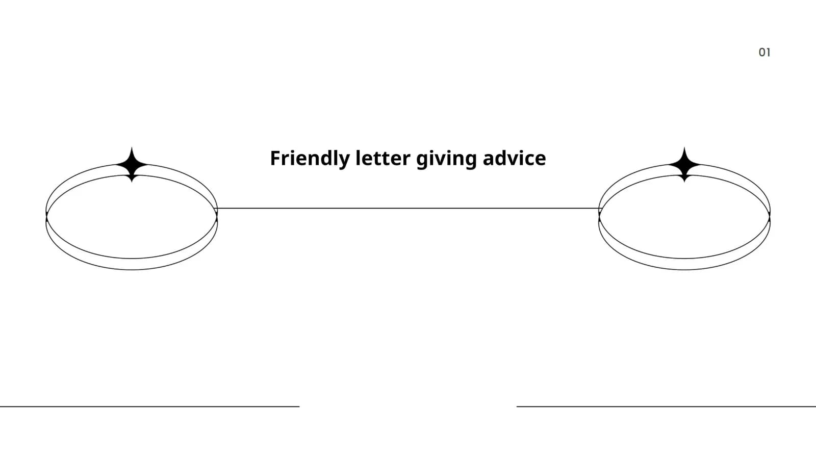 Friendly letter giving advice
