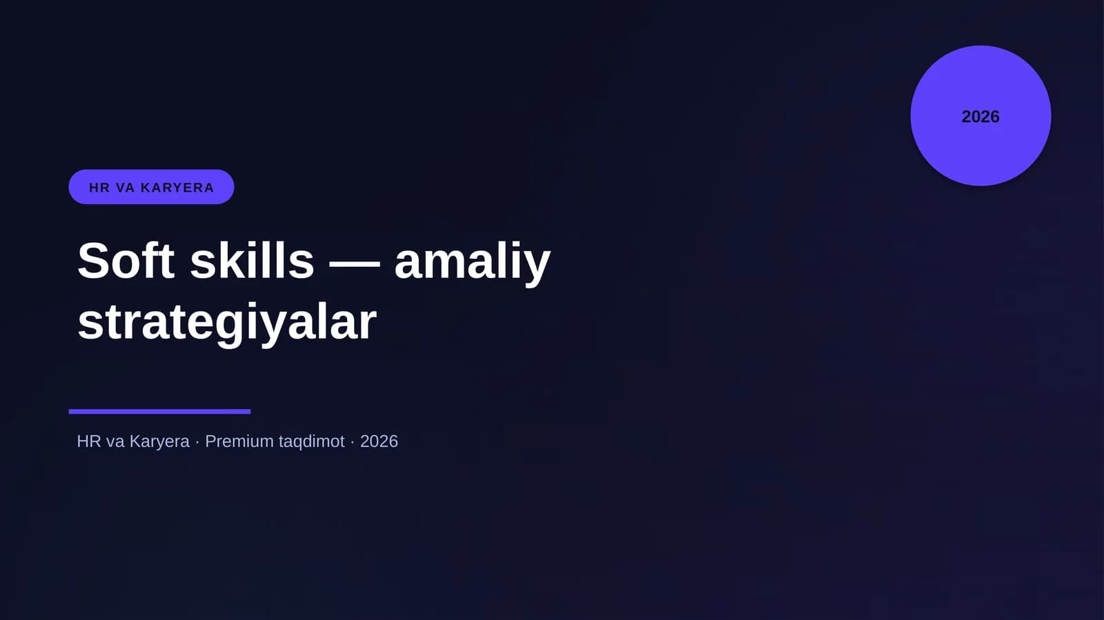 Soft skills — amaliy strategiyalar