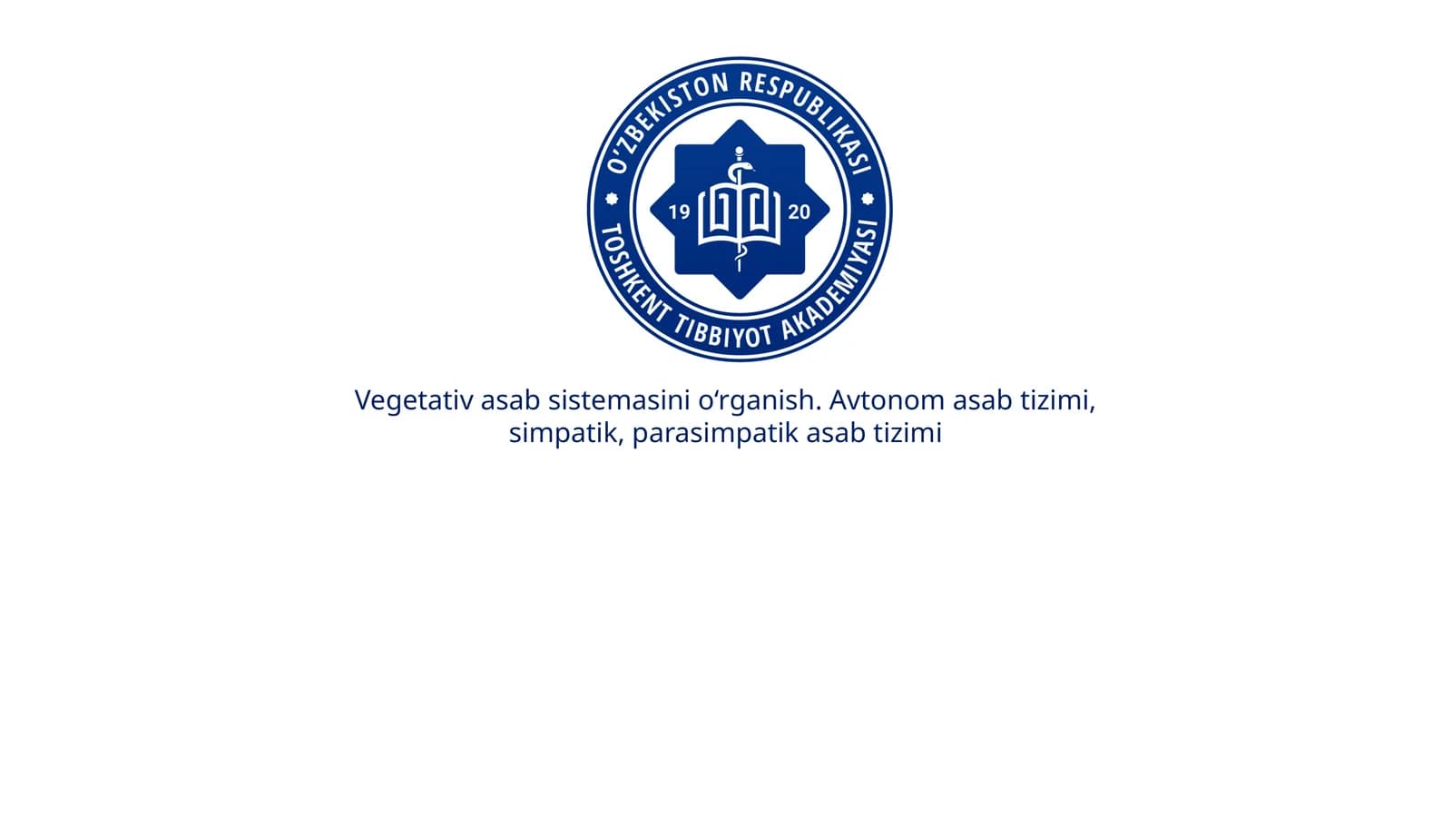 AVTONOM NERV TIZIMI MEDIATORLARI