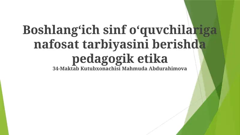 Nafosat Tarbiyasi