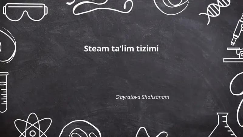 STEAM taʼlim tizimi