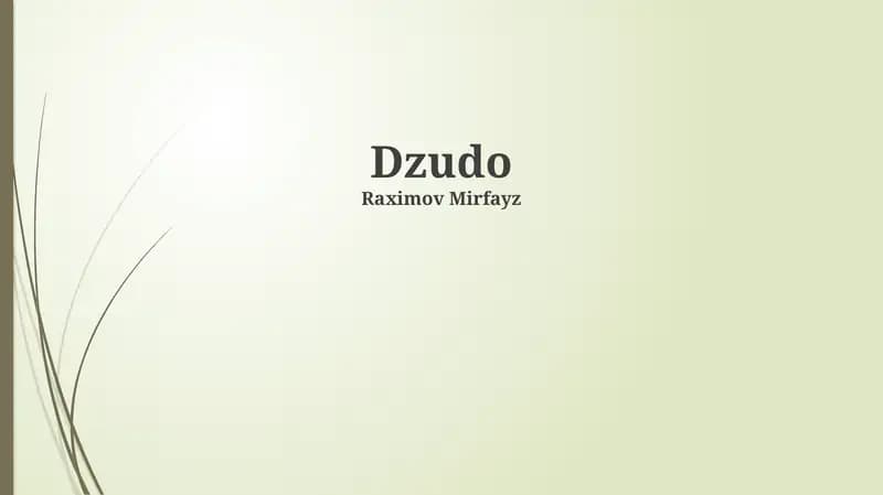 Judo texnikalari