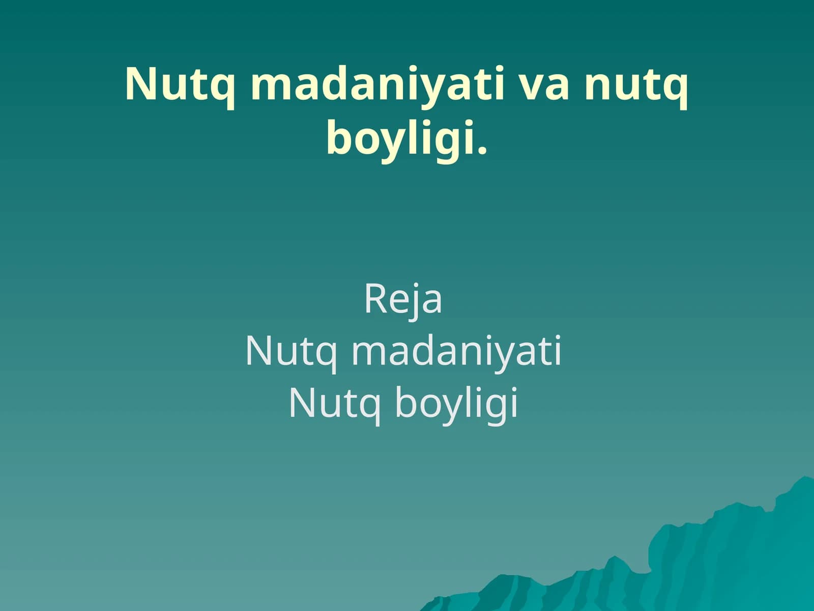 Nutqmadaniyati