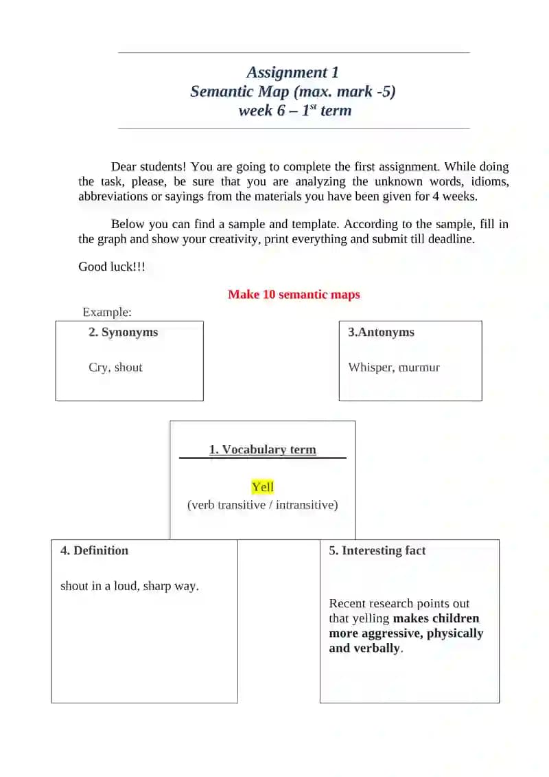 Assignment 1