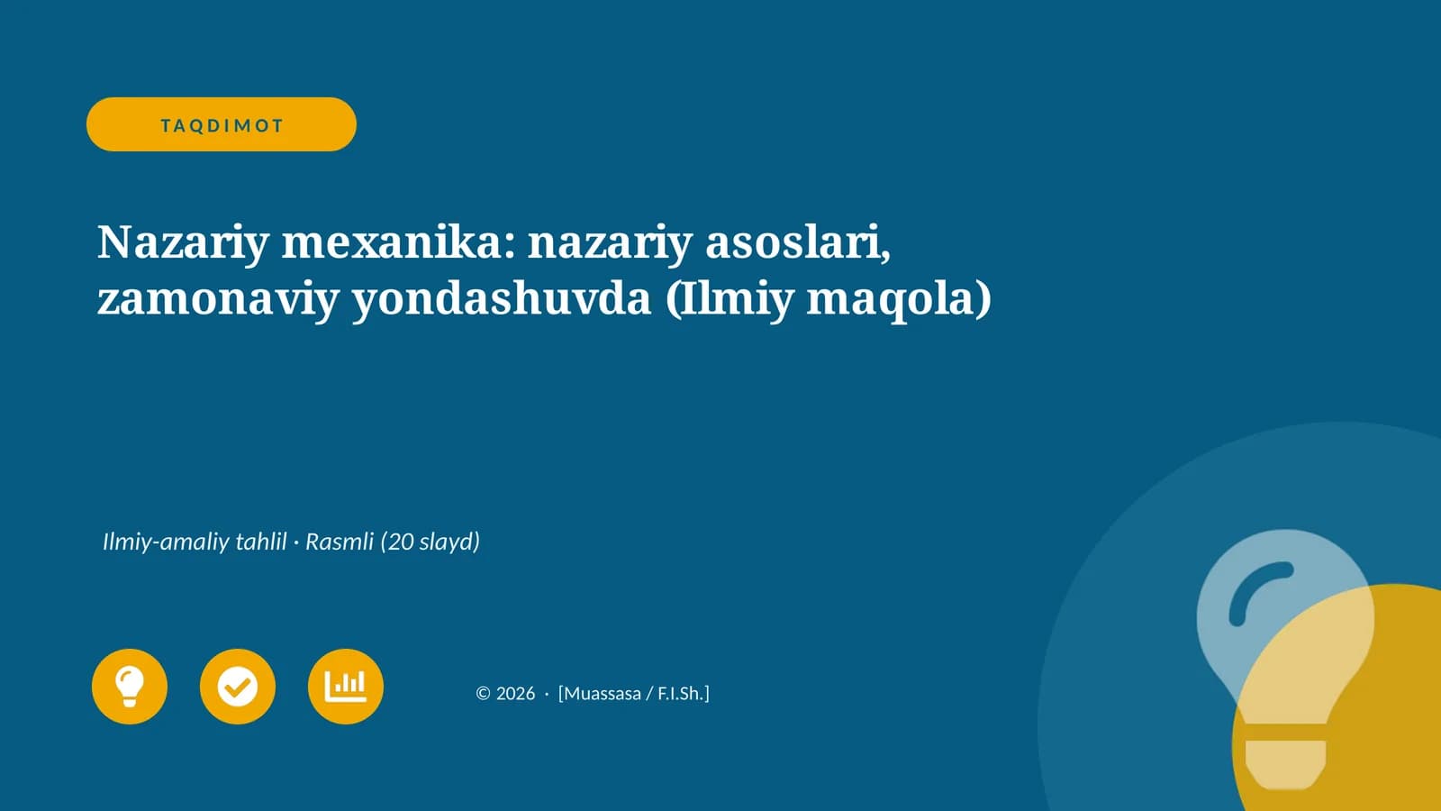 Nazariy mexanika