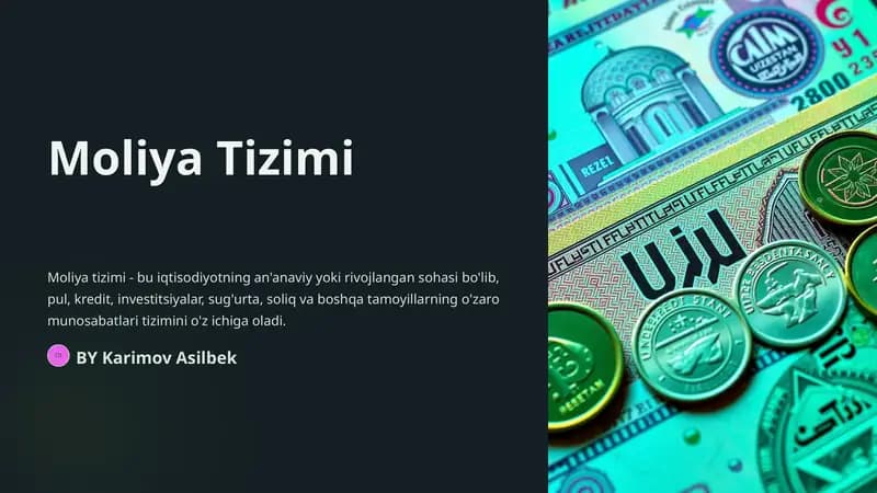 Moliya Tizimi