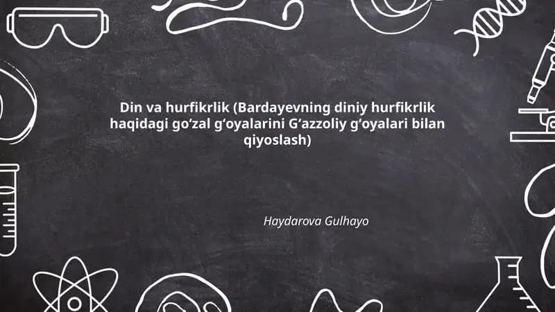 Din va hurfikrlik