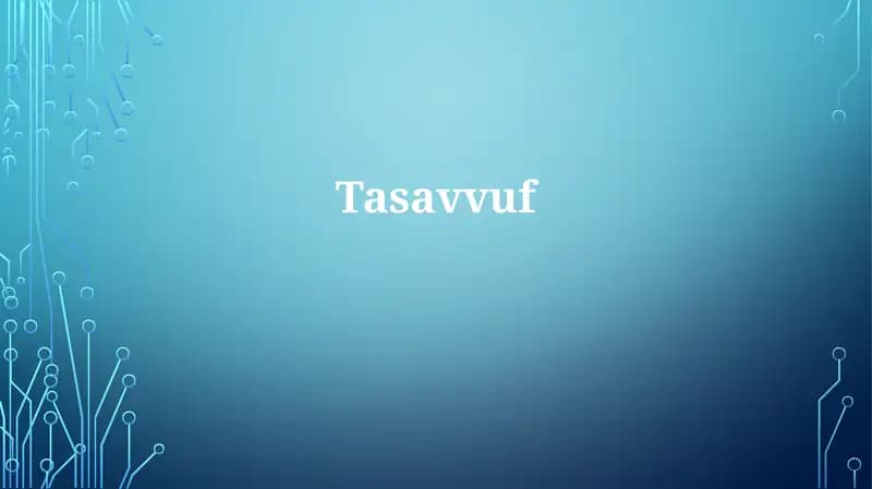 Tasavvuf