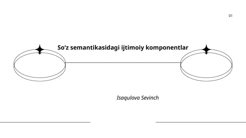 So‘z semantikasidagi ijtimoiy komponentlar