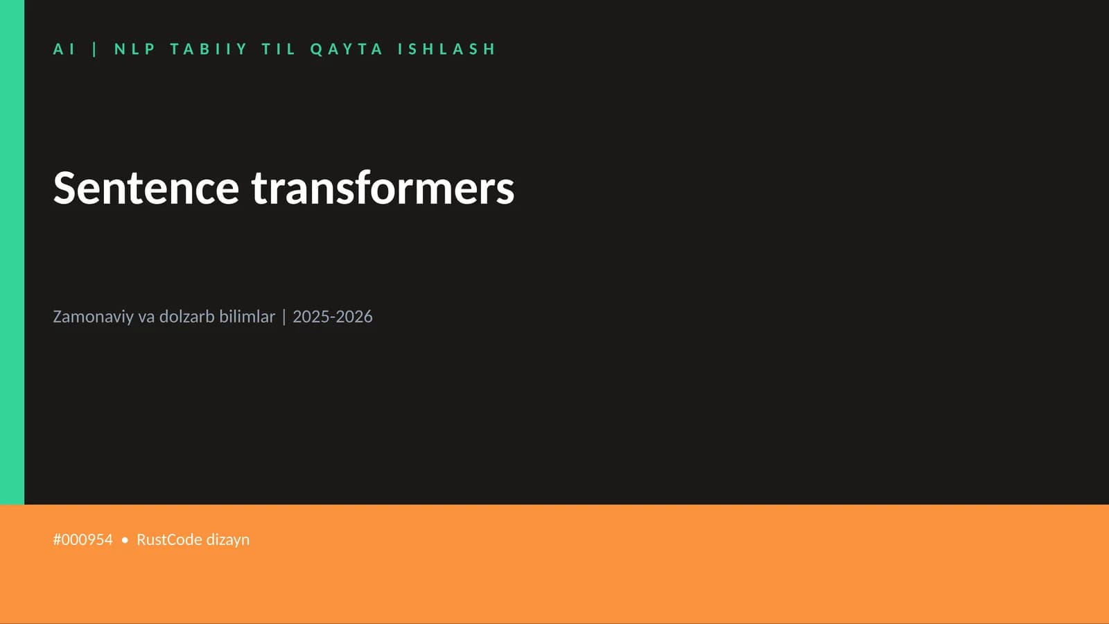 Sentence transformers